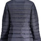 Chic Water-Resistant Blue Jacket with Eco-Conscious Appeal