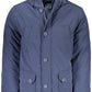 Sleek Nautical Hooded Jacket in Blue