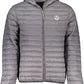 Sleek Hooded Polyamide Jacket in Gray