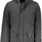 Sleek Hooded Long-Sleeve Jacket in Black