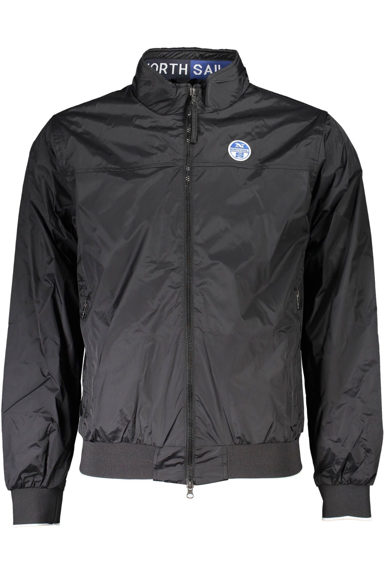 Eco-Conscious Water-Resistant Black Jacket