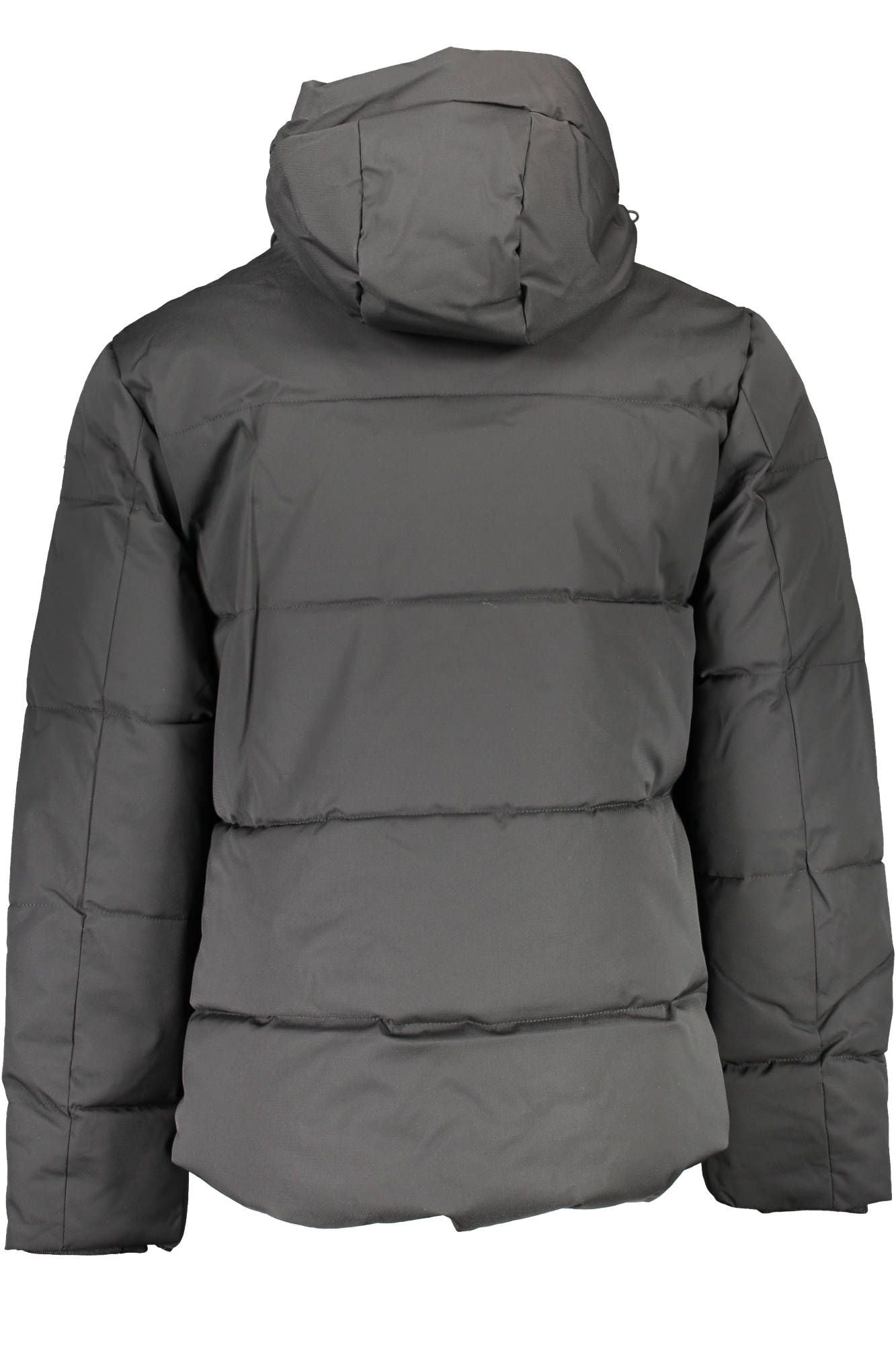 Sleek Hooded Men's Jacket with Contrasting Details