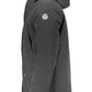 Sleek Hooded Long-Sleeve Jacket in Black