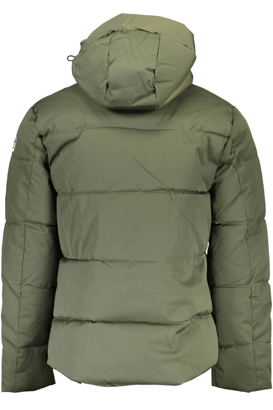 Chic Hooded Adventure Jacket in Lush Green