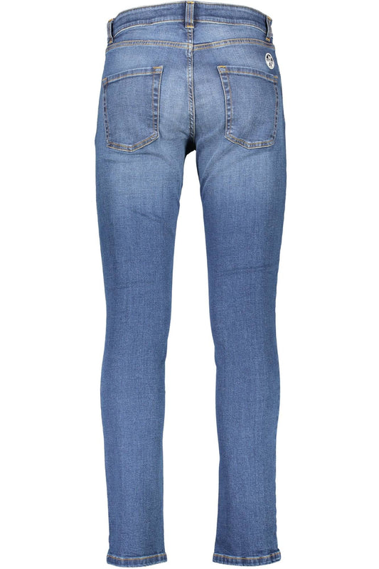 Blue Cotton Jeans & Pant