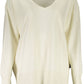 Eco-Chic V-Neck Logo Sweater