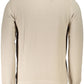 Eco-Chic Beige Sweater with Contrast Details