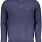 Eco-Conscious Blue Half Zip Shirt