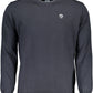 Crew-Neck Cotton Sweater with Embroidery Detail