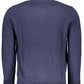 Eco-Conscious Blue Half Zip Shirt