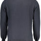 Crew-Neck Cotton Sweater with Embroidery Detail