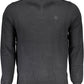 Eco-Conscious Half-Zip Sweater in Black