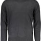 Eco-Friendly Embroidered Black Sweater