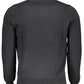 Eco-Conscious Half-Zip Sweater in Black