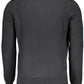 Eco-Friendly Embroidered Black Sweater
