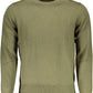 Eco-Conscious Green Wool Blend Shirt