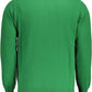 Elegant Green Wool Crewneck Sweater