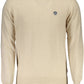 Beige Embroidered Crewneck Sweater