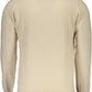 Beige Embroidered Crewneck Sweater