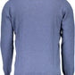Chic Blue Sweater with Embroidered Details