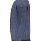Eco-Conscious Blue Half-Zip Sweater