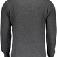 Elegant Wool-Blend Men's Gray Sweater