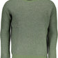 Eco-Conscious Wool-Blend Green Sweater