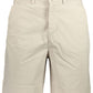Beige Organic Cotton Bermuda Shorts