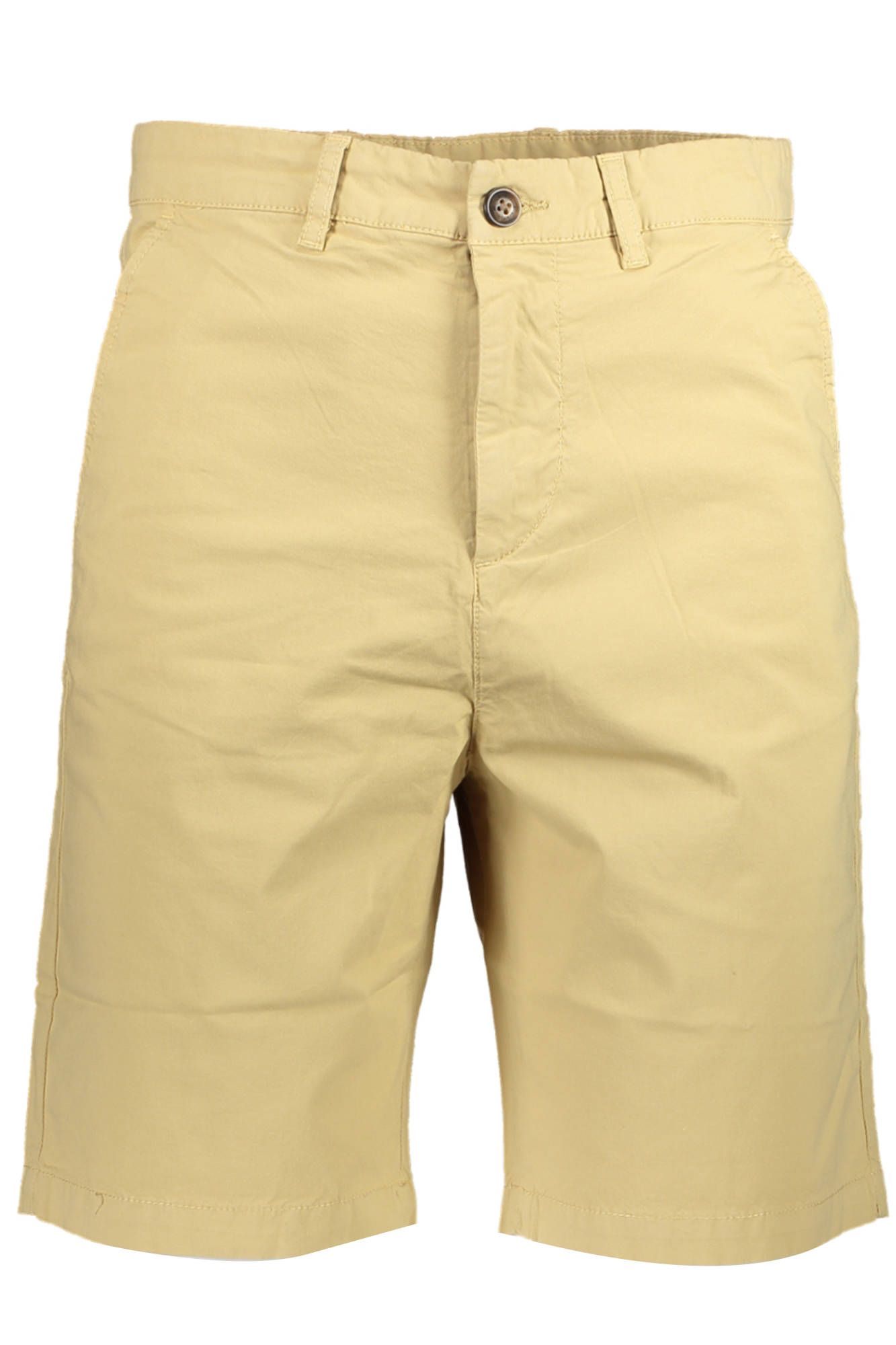 Organic Cotton Bermuda Shorts in Beige