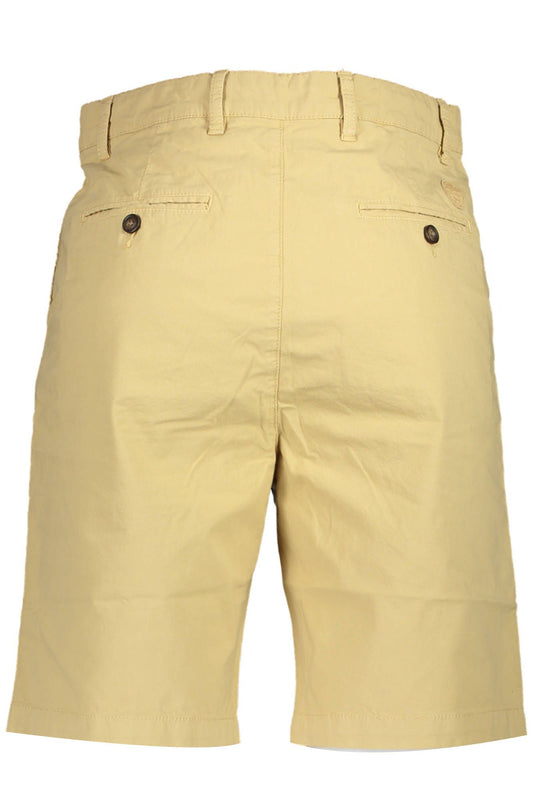 Organic Cotton Bermuda Shorts in Beige