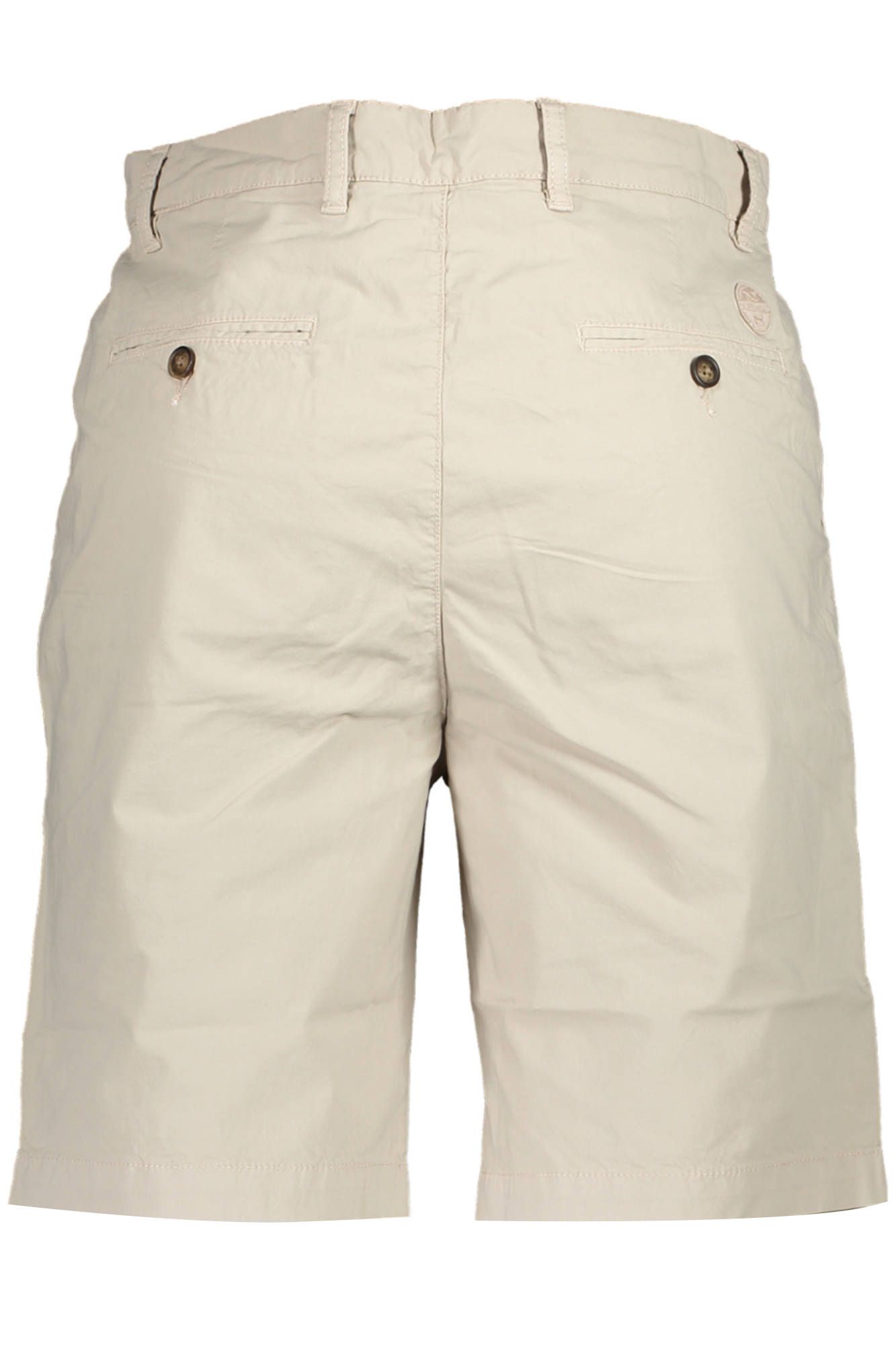 Beige Organic Cotton Bermuda Shorts