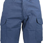 Blue Organic Cotton Bermuda Trousers - Regular Fit