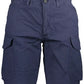 Eco-Conscious Blue Bermuda Shorts