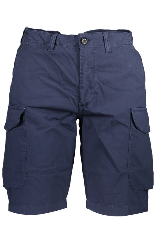 Organic Cotton Bermuda Shorts in Blue