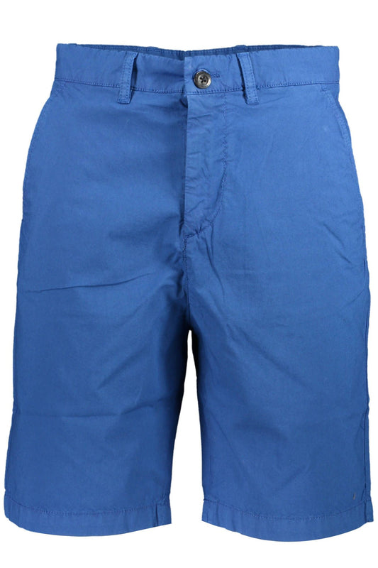 Chic Blue Bermuda Shorts - Regular Fit Organic Cotton