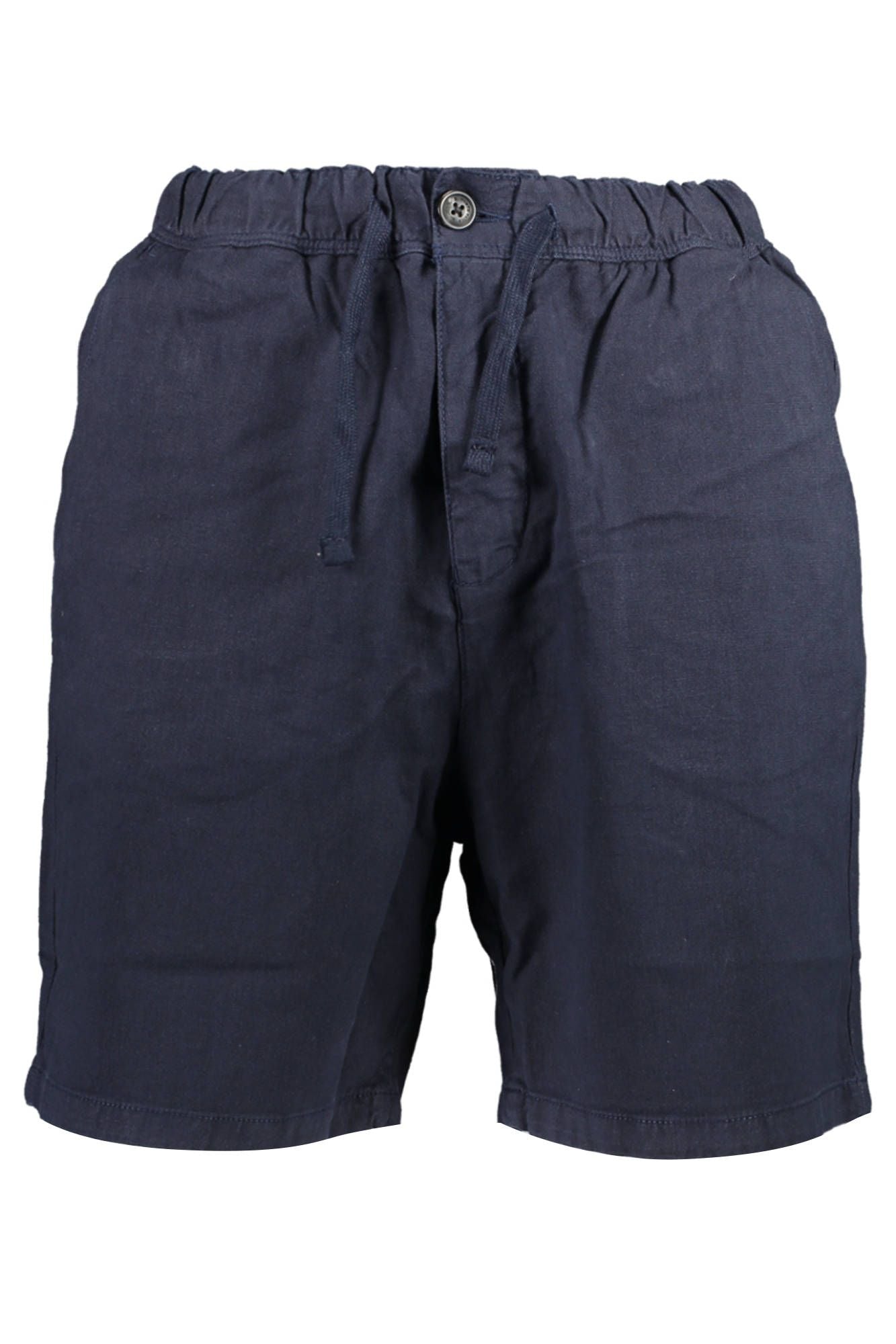 Sleek Slim Fit Organic Cotton Shorts in Blue