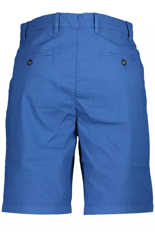 Chic Blue Bermuda Shorts - Regular Fit