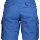 Chic Blue Bermuda Shorts With Logo Detail