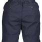 Sleek Slim Fit Organic Cotton Shorts in Blue