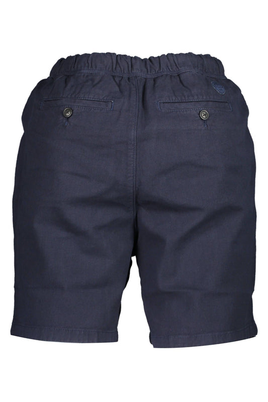 Sleek Slim Fit Organic Cotton Shorts in Blue