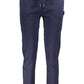 Sporty Organic Cotton Trousers with Ankle Cuffs