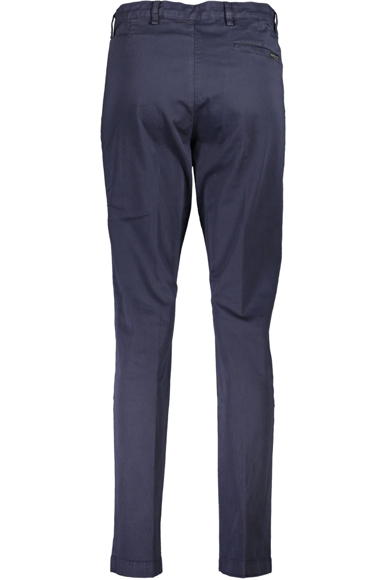 Chic Organic Cotton Trousers with Logo Detail