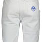 Sporty Organic Cotton Trousers with Print Detail