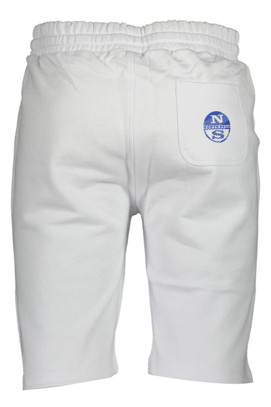 Sporty Organic Cotton Trousers with Print Detail