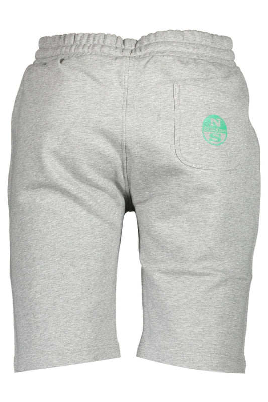 Sporty Organic Cotton Trousers in Gray