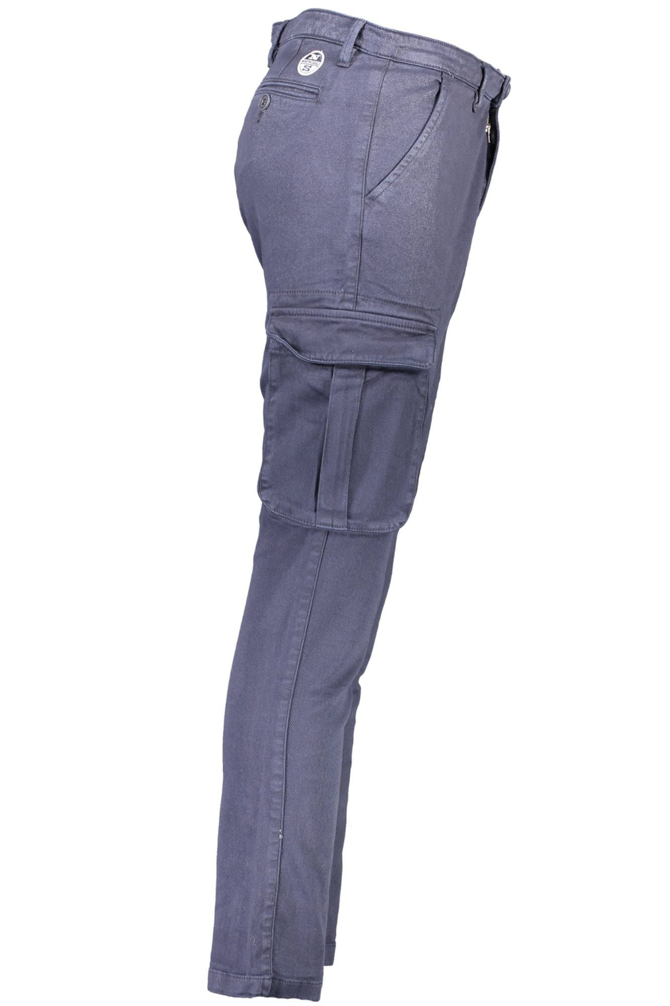 Versatile Blue Four-Pocket Trousers