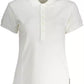 Chic White Short Sleeve Polo Elegance