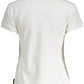 Chic White Short Sleeve Polo Elegance