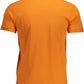 Sunset Orange Short-Sleeved Polo Shirt