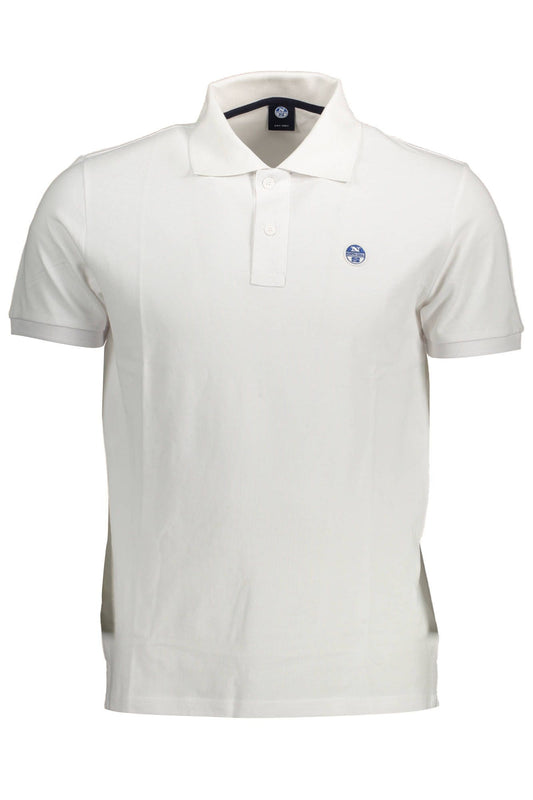 Elegant White Short-Sleeved Polo